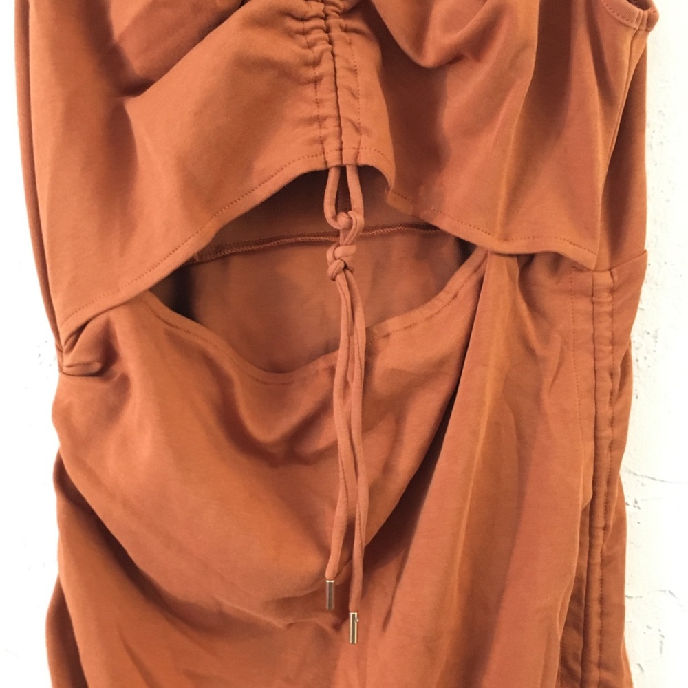 Elliatt Neverland Dress NWT Large Chocolate Bodycon Resortwear Vacation Party - Picture 7 of 14
